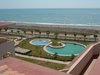 pool area and sea